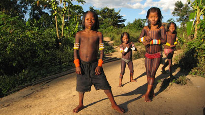 Amazon with Bruce Parry, the BBC series journeying down the Amazon River