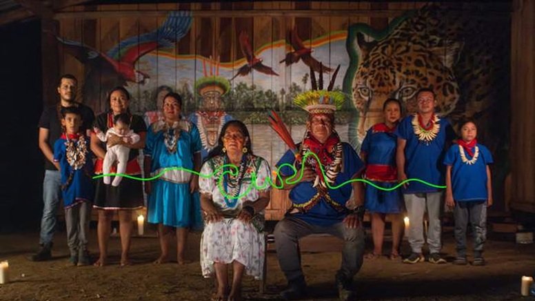 CURA, an immersive cinematic installation co-created with Indigenous Amazon peoples